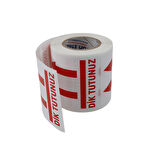 Dik Tutunuz Etiketi 70mm X 80mm Ruloda 250 Adet Kuşe Rulo Etiket