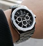 Daniel Klein Gümüş Erkek Kol Saati 3 Atm Su Geçirmez Paslanmaz Çelik Makine Garantili