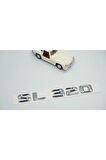 Sl 320 Bagaj Krom Metal 3m 3d Yazı Logo
