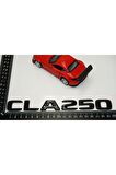 Benz CLA 250 Bagaj Parlak Siyah ABS 3M 3D Yazı Logo