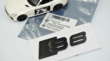 DK Tuning S6 Siyah 3M Bagaj Logo Audi İle Uyumlu