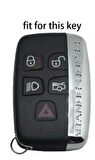 Land Rover Range Rover 5 Buton Silikon Anahtar Kırmızı Beyaz Kılıf Seti