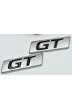 Ford Gt Çamurluk Yanı Metal Yazı Logo Amblem Seti