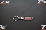 Audi Halka Logo Krom Metal Çift Yön Anahtarlık