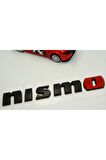 Dk Nismo Bagaj 3m 3d Siyah Metal Logo Amblem