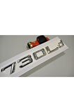 Bmw 730ld Bagaj Krom Metal 3m 3d Yazı Logo