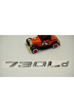 Bmw 730ld Bagaj Krom Metal 3m 3d Yazı Logo