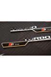 Audi Turbo S Line Çamurluk Yanı 3m Krom Abs Logo 2 Li Set