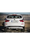 Bmw X3 Bagaj Krom Metal 3m 3d Yazı Logo
