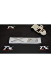 Bmw X6 Bagaj Krom Metal 3m 3d Yazı Logo