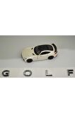 Volkswagen Golf Bagaj 3m 3d Yeni Nesil Krom Abs Yazı Logo Amblem