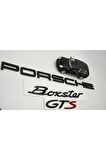 Porsche Boxster Gts Uyumlu Bagaj 3m 3d Abs Yazı Logo Amblem Seti