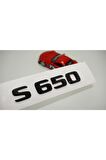 S 650 Bagaj Parlak Siyah Abs 3m 3d Yazı Logo