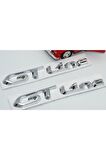 2008 Gt Line Çamurluk Yanı Yeni Versiyon Metal Yazı Logo Amblem