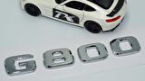 DK Tuning G 800 Bagaj Krom ABS 3M 3D Yazı Logo Benz İle Uyumlu