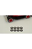 Skoda Yeni Nesil Logo Jant Torpido Direksiyon 11mm Damla Sticker