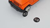 Kia Oto Anahtar 3M Metal Alaşım Logo 2Li Set