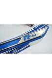 Volkswagen Vw R Line 3m 3d Yan Çamurluk Krom Bıçak Logo Arma