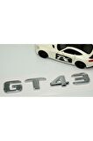 DK Benz GT 43 Bagaj Krom ABS 3M 3D Yazı Logo