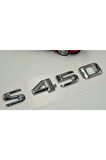 S450 Bagaj Krom Metal 3m 3d Yazı Logo