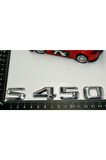 S450 Bagaj Krom Metal 3m 3d Yazı Logo