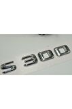 Benz S300 Bagaj Krom Metal 3m 3d Yazı Logo