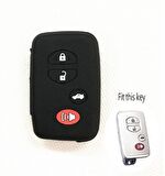Toyota Land Cruiser Prado 150 Avensis Prius Silikon Anahtar Kılıf Seti