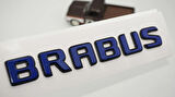 DK Tuning Brabus Bagaj Mavi Siyah ABS Yazı Logo Arma