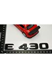 E 430 Bagaj Parlak Siyah Abs 3m 3d Yazı Logo