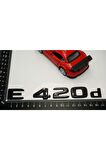 E 420d Bagaj Parlak Siyah Abs 3m 3d Yazı Logo
