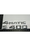 Benz S400 4matic Bagaj Krom Metal 3m 3d Yazı Logo
