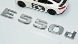 DK Tuning E550d Bagaj Krom ABS 3M 3D Yazı Logo Benz İle Uyumlu