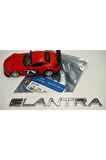 Hyundai Elantra Bagaj 3m Krom Abs Yazı Logo Amblem