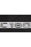 C180 Bagaj Krom Metal 3m 3d Yazı Logo