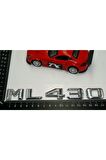 Benz Ml 430 Bagaj Krom Metal 3m 3d Yazı Logo