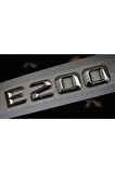 E200 Bagaj Krom Metal 3m 3d Yazı Logo