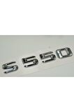 Benz S550 Bagaj Krom Metal 3m 3d Yazı Logo