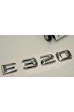 E320 Bagaj Krom Metal 3m 3d Yazı Logo