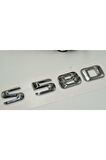 Benz S580 Maybach Bagaj Krom Metal 3m 3d Yazı Logo