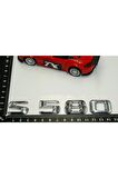 Benz S580 Maybach Bagaj Krom Metal 3m 3d Yazı Logo