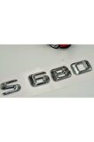 Benz S680 Bagaj Krom Metal 3m 3d Yazı Logo