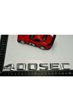 Benz 400 Sec Bagaj Krom Metal 3m 3d Yazı Logo