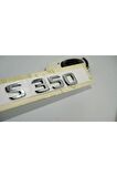 S350 Bagaj Krom Abs 3m 3d Yazı Logo Uyumlu