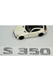 S350 Bagaj Krom Abs 3m 3d Yazı Logo Uyumlu