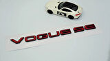 DK Tuning Range Rover Vogue SE Kırmızı Siyah Bagaj Yazı Logo Amblem