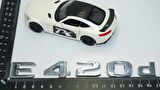 DK Tuning E420d Bagaj Krom ABS 3M 3D Yazı Logo Benz İle Uyumlu