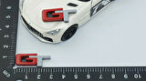 DK Tuning GT Direksiyon Kırmızı Gri Logo Amblem Ford İle Uyumlu