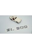 Sl 500 Bagaj Krom Metal 3m 3d Yazı Logo