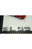 Benz Sl 55 Bagaj Krom Metal 3m 3d Yazı Logo