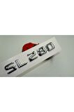 Benz Sl 280 Bagaj Krom Metal 3m 3d Yazı Logo